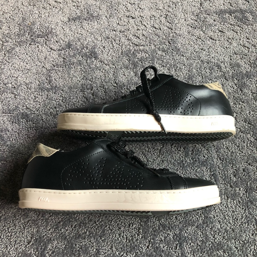 P448 black sneakers size 38.